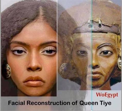 Reconstruction Of Queen Ties Face Mother Of King Akhenaten And