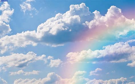2k free download rainbow sky heaven rainbow cloud sky hd wallpaper peakpx