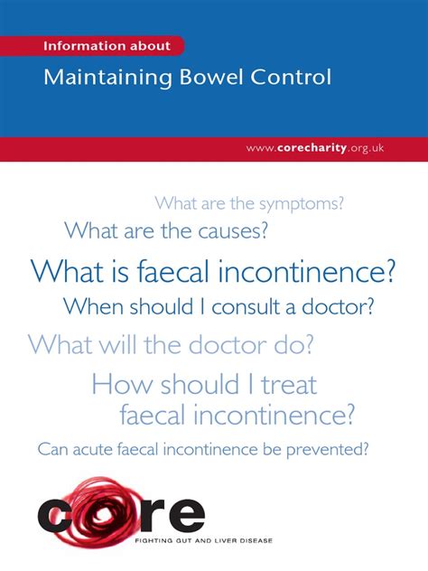 What Is Faecal Incontinence Pdf Urinary Incontinence Constipation