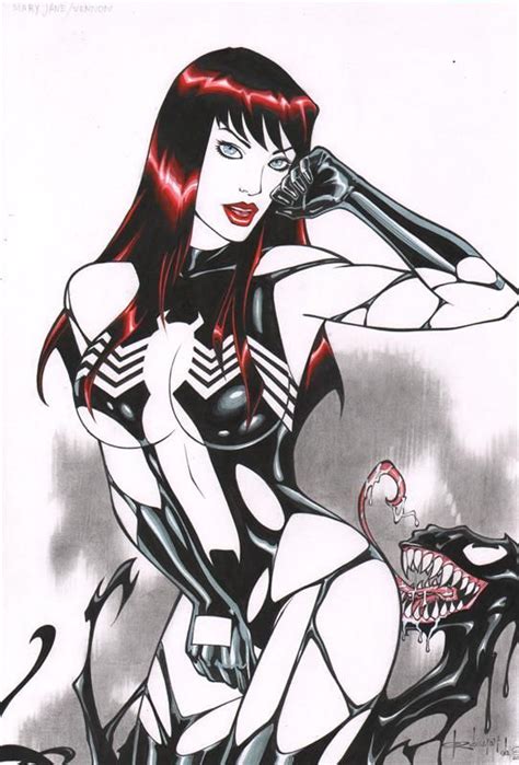 Mary Jane She Venom Symbiote Transformation