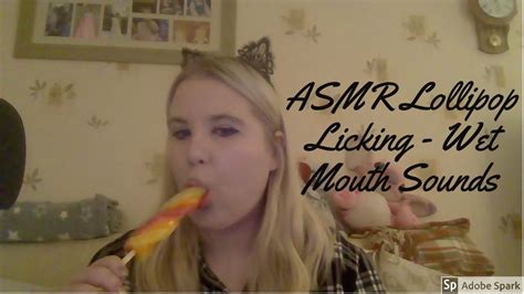 Requested Asmr Lollipop Licking Wet Mouth Sounds Youtube