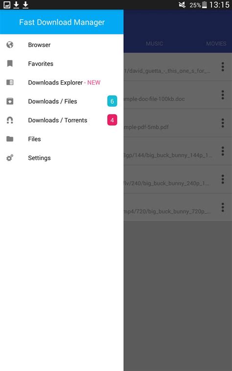 Anda bisa memilih folder yang anda inginkan sebagai tempat berkas yang akan anda unduh, nama yang ingin anda gunakan, dll. Fast Download Manager for Android - APK Download