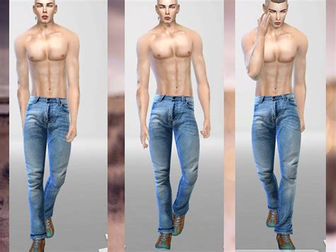 Denim Original Male Jeans By Pinkzombiecupcakes At Tsr Sims 4 Updates