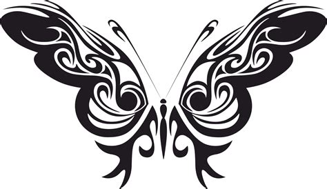 Tribal Butterfly Vector Art Free Vector cdr Download - 3axis.co