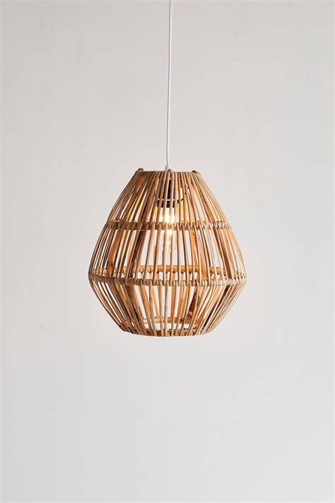 Wooden fixtures from toronto interior design show 2011. Bamboo Woven Pendant Light | Pendant lighting bedroom ...