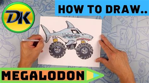 Best coloring pages printable, please share page link. How to Draw Megalodon - YouTube