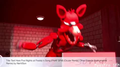 Five Nights At Freddy S Song Fnaf Sfm Ocular Remix Youtube