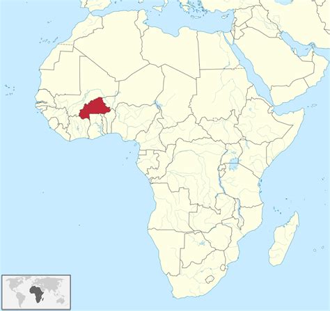 Fileburkina Faso In Africasvg Wikimedia Commons