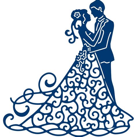 Download Tattered Lace Enchanting Couple 8 Cm X 8.4 Cm | Hobbycraft