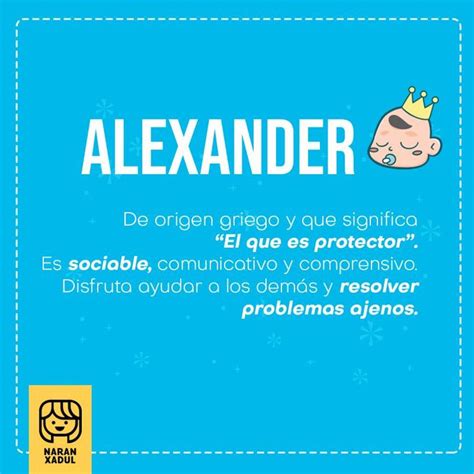 Alexander Significado Del Nombre Alexander Nombres Y Significados My