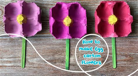 How To Make Egg Carton Flowers Picniq Blog