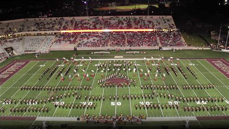 Texas State University Bobcat Marching Band Oct 1 2016 Halftime
