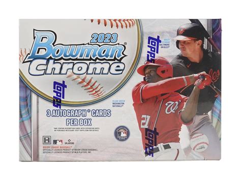 2023 Bowman Chrome Baseball Hta Choice Box Da Card World