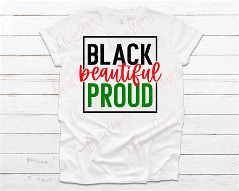 Buy Black And Proud Svg File For Cricut Silhouette I Am Black Online In