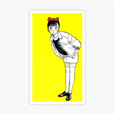 Aesthetic Yellow Anime Girl Sticker For Sale By Kamerdra Redbubble