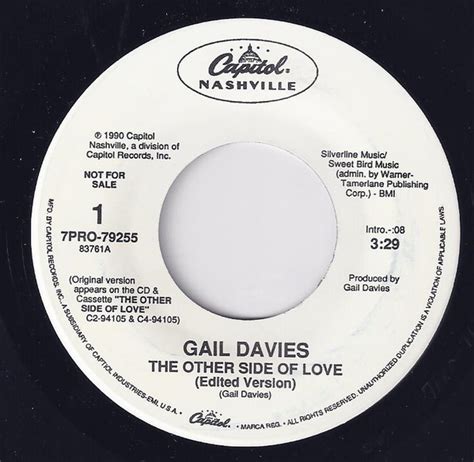 Gail Davies The Other Side Of Love 1990 Vinyl Discogs