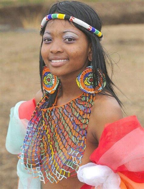 Zulu Woman With Traditional Beads Zulu Women African Tribal Girls African Beauty