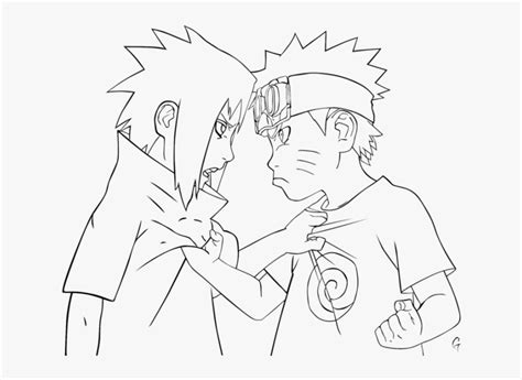 Naruto And Sasuke Coloring Pages Coloring Home