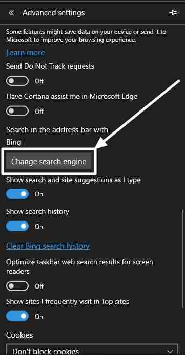 Here are the best five search eng. How to change Microsoft Edge default search engine from ...