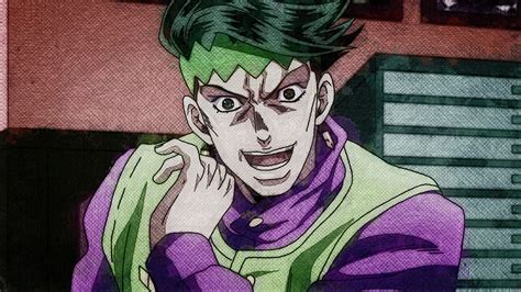 Wallpaper, jojo siwa wallpaper, joseph joestar wallpaper, steel ball run wallpaper, josuke wallpaper, star platinum wallpaper, jotaro wallpaper, jojo wallpaper hd, jojo's circus wallpaper, jojo's bizarre adventure wallpaper 1920×1080, jojo wallpaper widescreen, sweet jojo wallpapers. Jojo Rohan Kishibe With Purple Shirt And Green Waistcoat ...