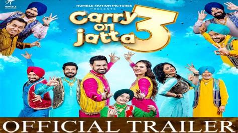 Carry On Jatta 3 Official Trailer Gippy Grewal Sonam Bajwa