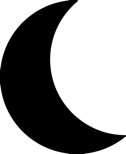 Svg Abstract Dark Crescent Moon Free Svg Image And Icon Svg Silh