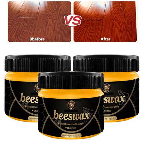 3pcs Wood Seasoning Beewax Polish Beeswax Polish For Wood Furniture