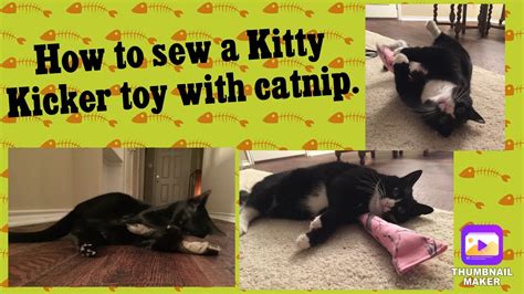 How To Sew An Easy Kitty Kicker Cat Toy With Catnip For Beginners
