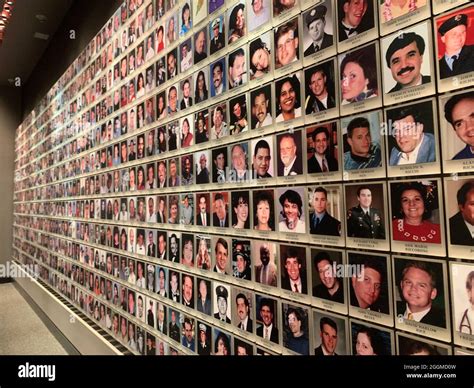 New York Usa 26th Aug 2021 Photos Of Victims Of The September 11