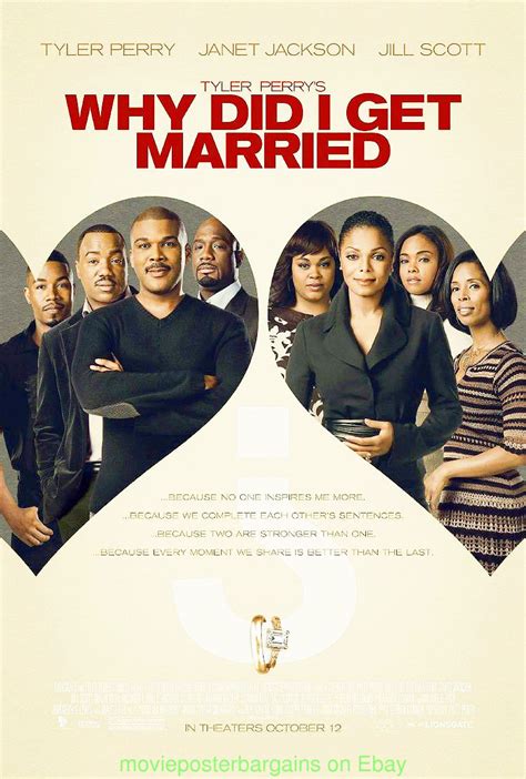 Why Did I Get Married Play Full Movie - WHY DID I GET MARRIED MOVIE POSTER DS Advance Style 27x40 JANET JACKSON