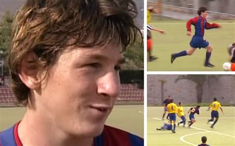 Barcelona Release Unseen Lionel Messi Footage From Rise Through La Masia