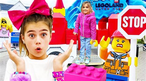 Voyage En Famille De Nastya Artem Et Mia Au Parc Dattractions Lego