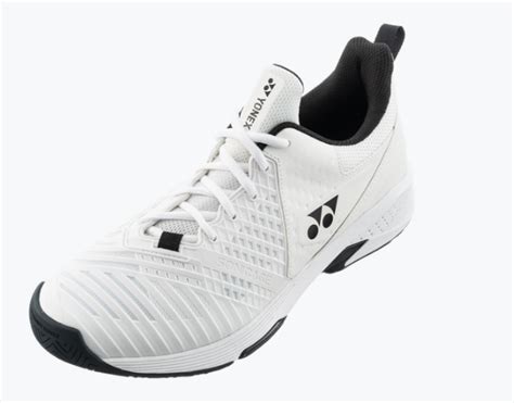 Yonex Power Cushion Sonicage Plus Wide Tennis Shoes All Courts White