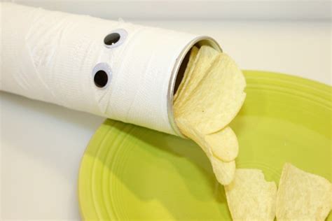 Mummy Pringles Can My Frugal Halloween