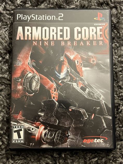 Mint Disc Armored Core Nine Breaker No Manual Ps2 Playstation 2 Agetec