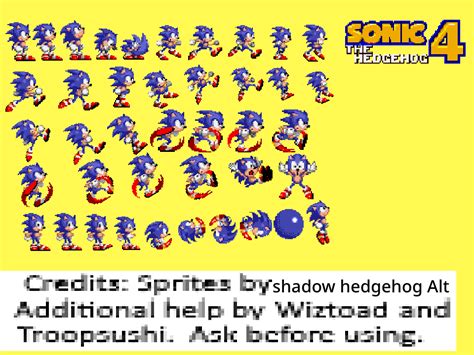 Sonic The Hedgehog 4 Genesis Shc 15 Sprites By Kakeaaron On Deviantart