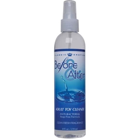 before and after adult toy cleaner 8oz kkitty products