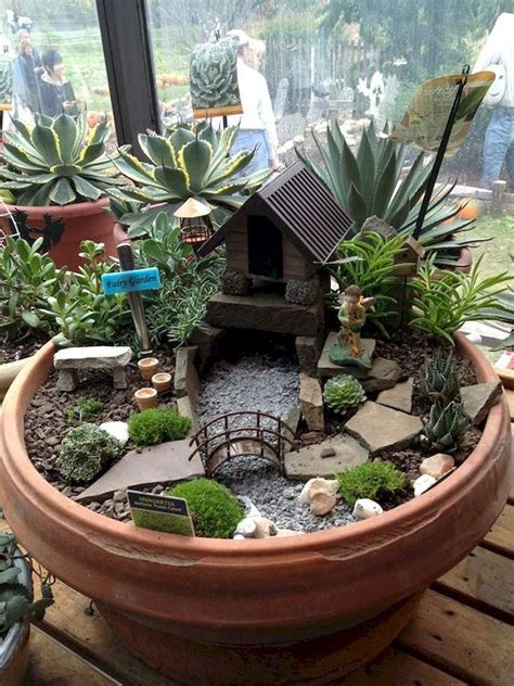 Awesome 30 Beautiful Indoor Fairy Garden Ideas