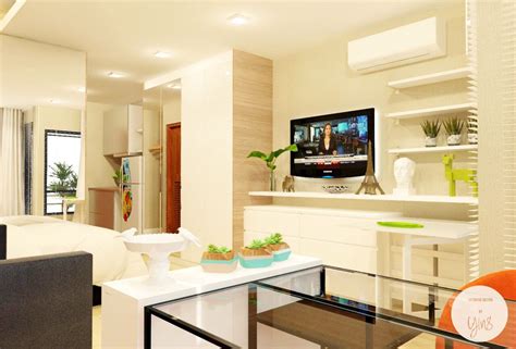 Small Apartment 30 Sqm Condo Design Condo Interior Living Room Designs