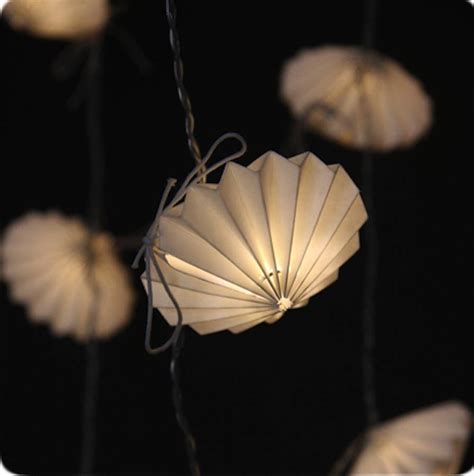 Origami Disc Handmade Paper Light String By The Forest And Co