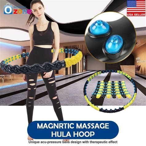 Adebay Magnetic Health Hoola Hula Hoop Weighted Exercise Diet 35lb
