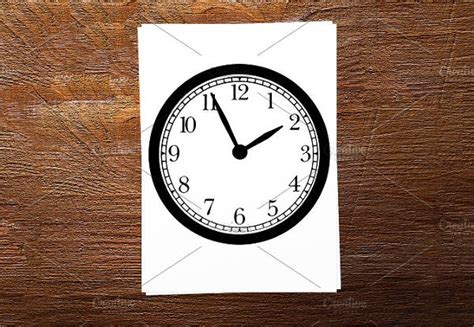 analog clock templates psd vector eps ai