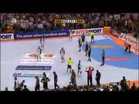 Nach dem finale der handball wm bedankt sich die mannschaft bei den fans. Handball WM 2007 Halbfinale Deutschland - Frankreich ZDF ...