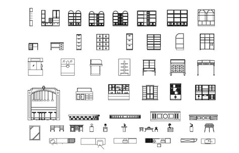 Maybe you would like to learn more about one of these? Download Free Furniture CAD blocks Of Storage Cupboard And ...