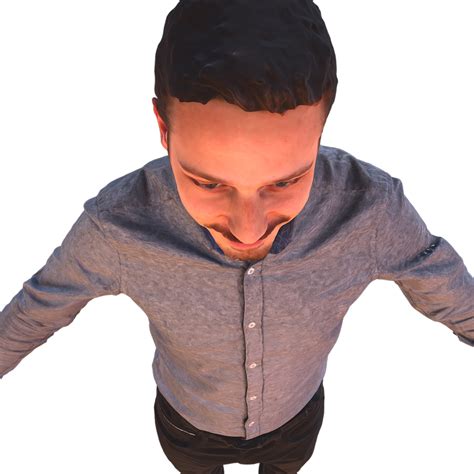 3d Scanned Pose T Pose A Pose Model Turbosquid 1372738