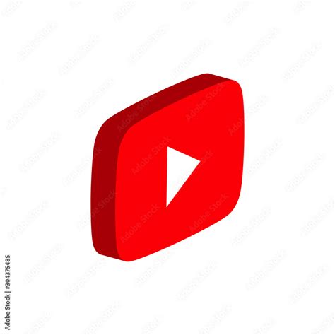 Youtube Logo Vector Stock Vector Adobe Stock