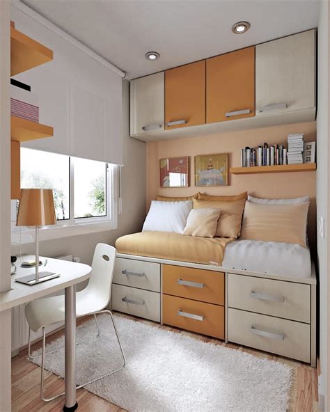 10 Tips on Small Bedroom Interior Design - Homesthetics - Inspiring ideas for your home.