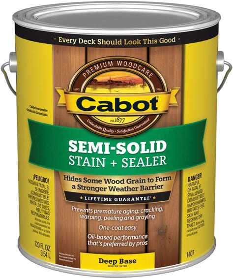 Buy The Cabot 01 1407 Semi Solid Decking Stain Deep Base ~ Gallon