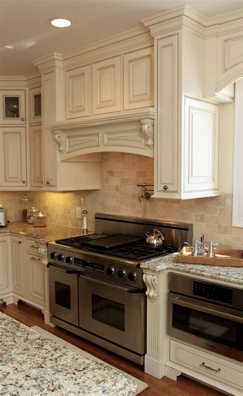 But such kind of ventilation is not enough and, as a rule, it is necessary to make modern system of ventilation in a wooden house. custom mantle wood hood | French country kitchens, Country ...
