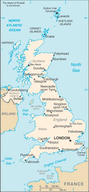 Carte De Grande Bretagne ≡ Voyage Carte Plan
